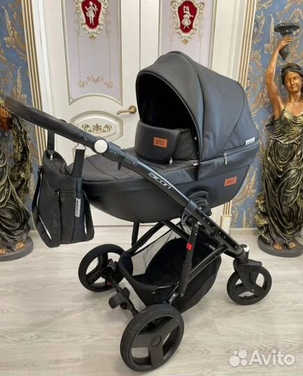 Коляска riko aicon 3 в 1 классная