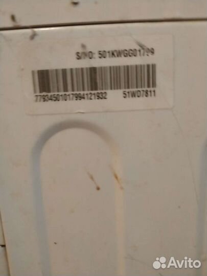 Стиральная машина LG на запчасти