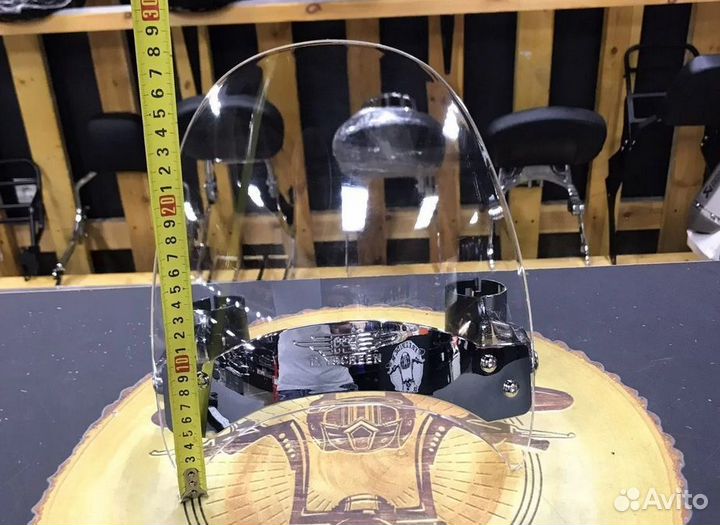 Стекло ветровое на мотоцикл универсальное на мото