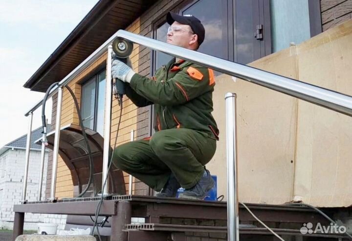 Перила в частный дом