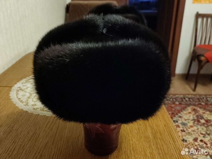Шапка ушанка мужская норка