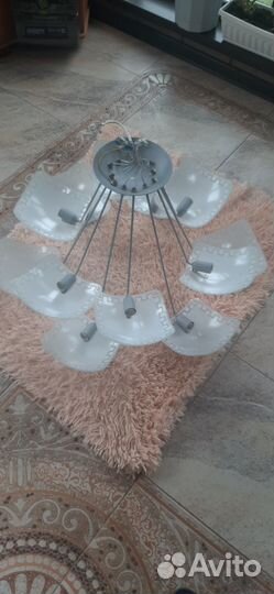 Люстра потолочная подвесная бу