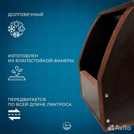 Держатель эхолота столик для лодки пвх, риб