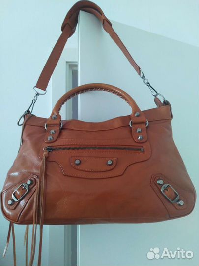 Новые сумки, натуральная кожа Balenciaga, Prada