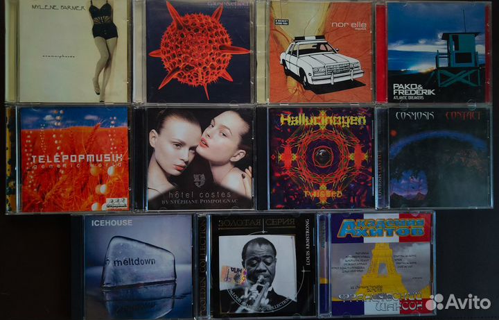 CD диски с музыкой из личной коллекции