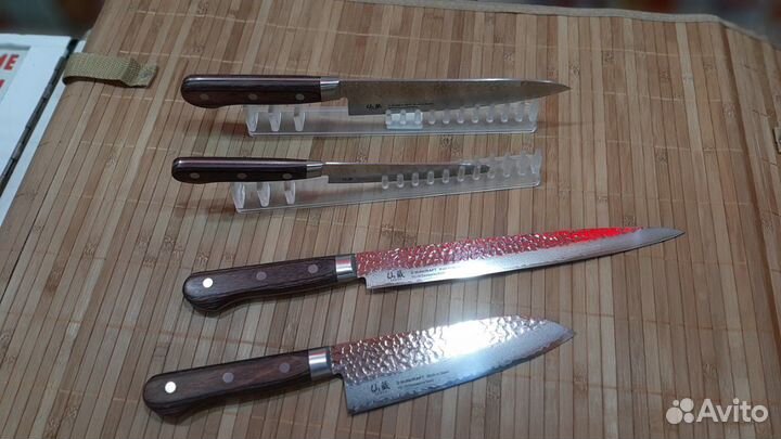 Нож Японский кухонный Слайсер SunCraft 24см