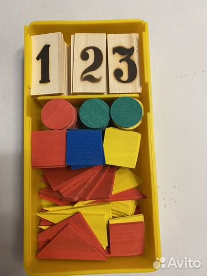 Касса цифр и учетного материала деревянная