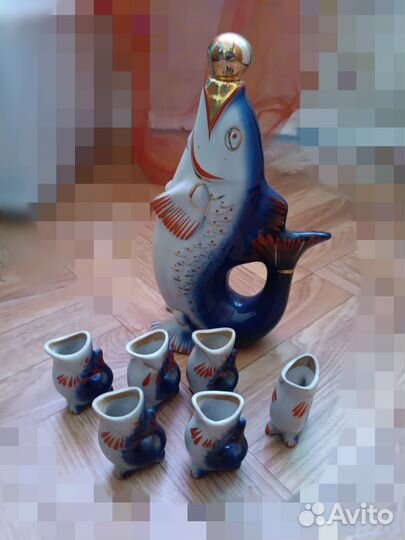 Штофы и графины СССР фарфор