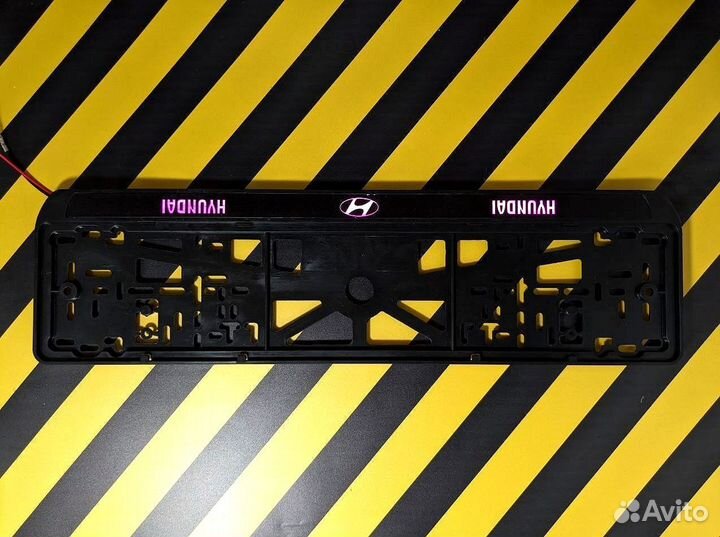 Номерная рамка c вашим логотипом и дизайном