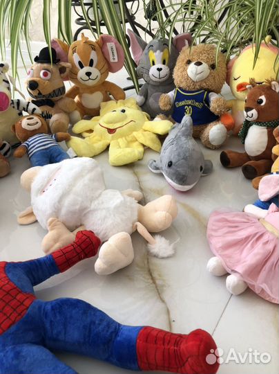 Мягкие игрушки новые и б/у