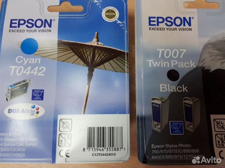 Картриджи для принтеров epson