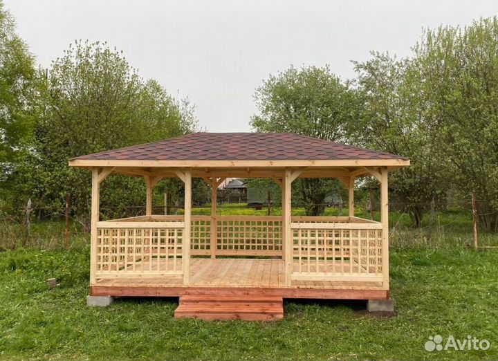 Деревянные беседки