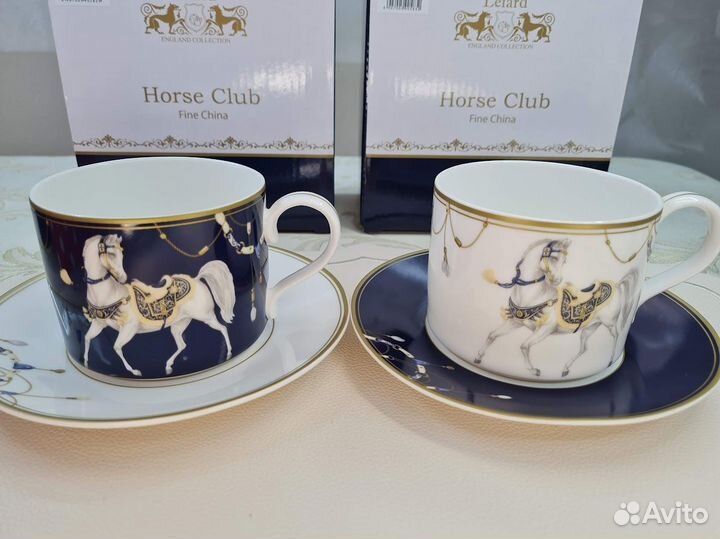 Чайные пары и кружки серии Horse club