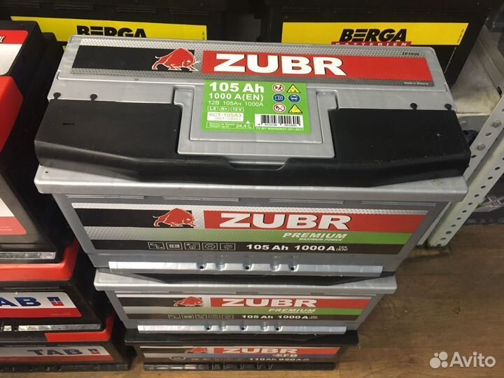 Аккумулятор 105 ампер Зубр