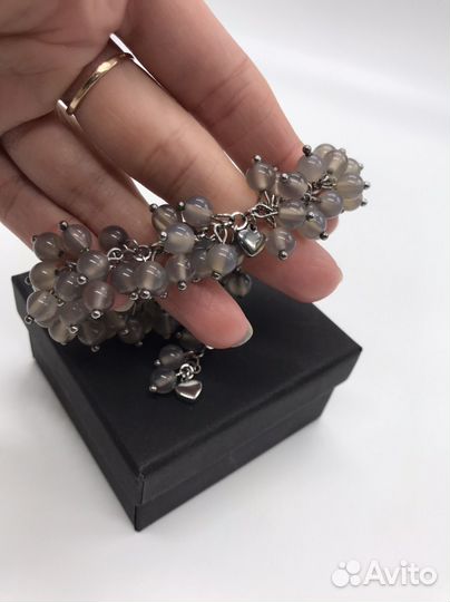 Браслет агатовая гроздь
