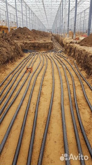 Электромонтажные работы.Монтаж опор,ктп,кабеля