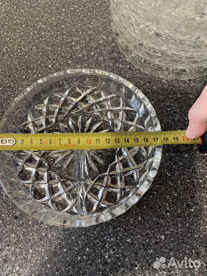 Хрустальная менажница