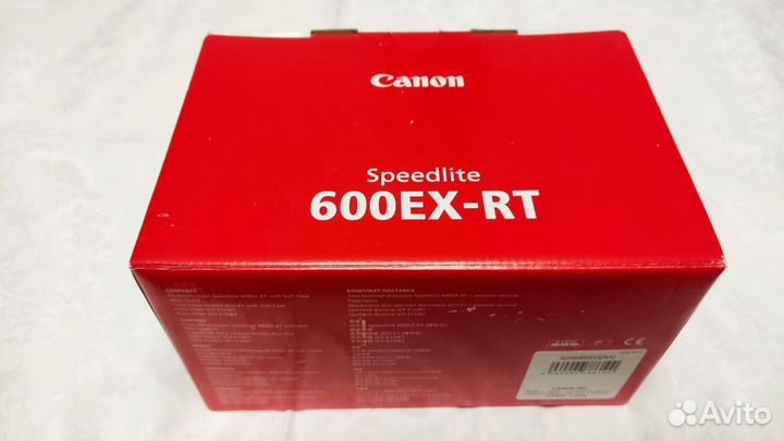 Вспышка Canon Speedlight 600EX-RT / новая