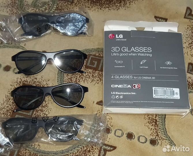 3D очки от телевизора LG