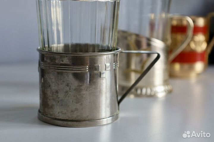 Подстаканники и стаканы СССР