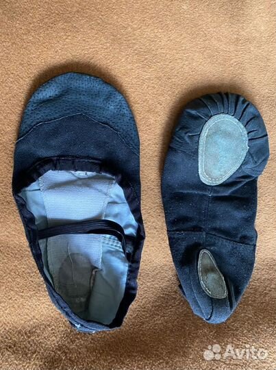 Купальник гимнастический, балетки для танц