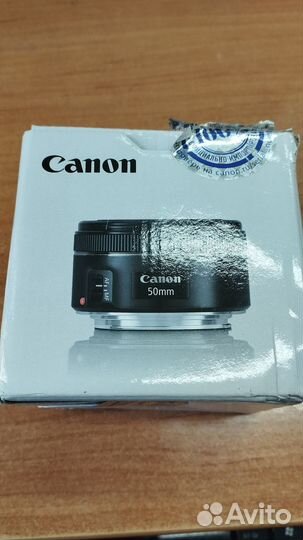 Объектив canon EF 50 mm f/1.8 STM