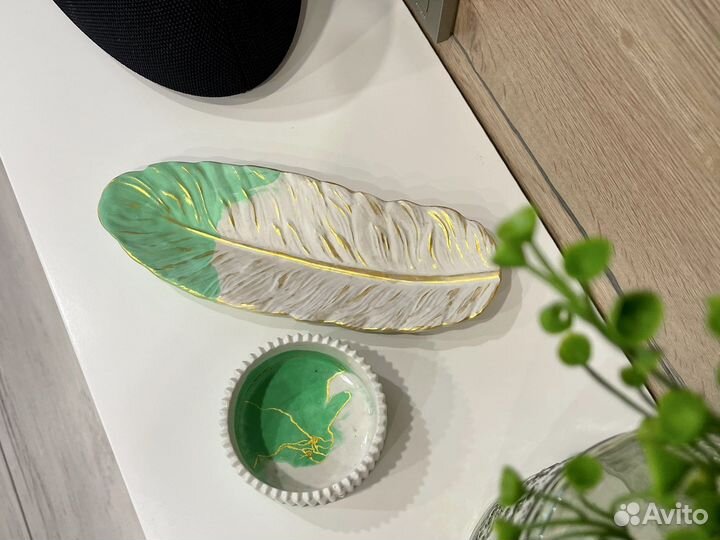 Поднос из гипса