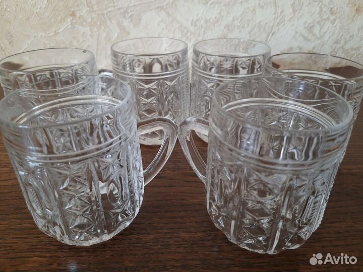 Кружки, рюмки хрусталь СССР