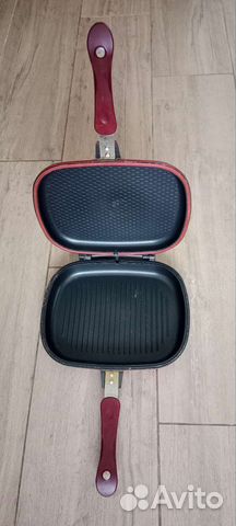 Двусторонняя сковорода гриль 