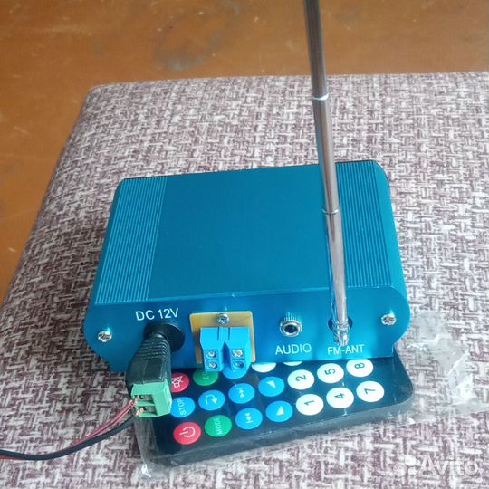 Беспроводной Bluetooth 9V-12V MP3 WAV декодер