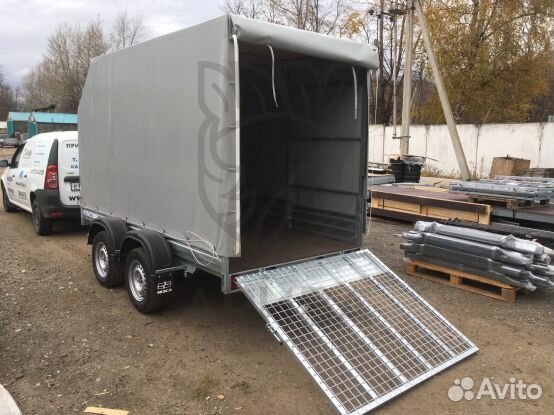 Прицеп фургон 32.022 с трапом для заезда.Запчасти