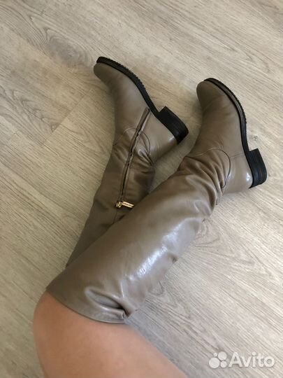 Сапоги кожа