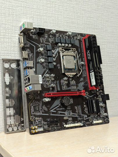 I5 10400f/ gigabyte b560m h/ 16gb(2x8) ram