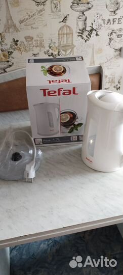 Чайник электрический Tefal Aqua новый