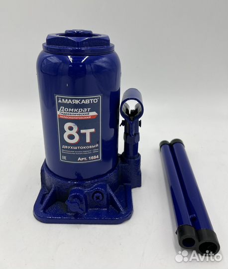 Домкрат Маяк Авто 8т Двухштоковый 195-495