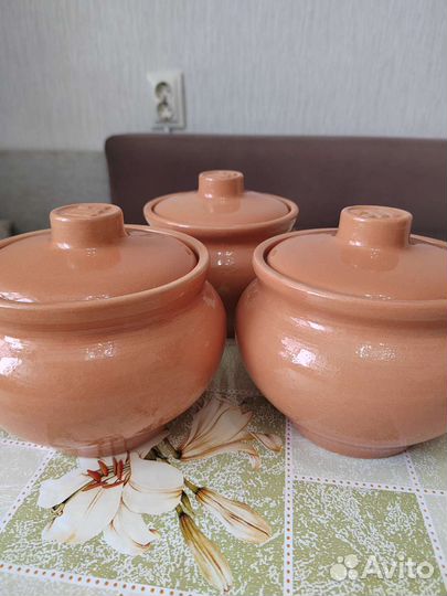 Горшок для запекания новые большие