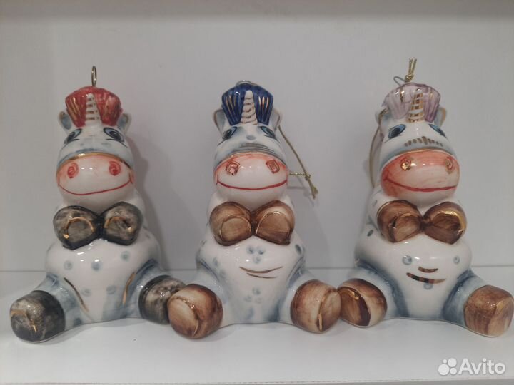 Елочные игрушки Лефортовский фарфор