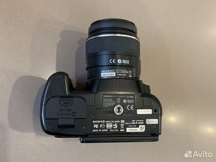 Зеркальный фотоаппарат sony dslr-A500