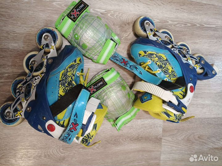 Роликовые коньки детские раздвижные
