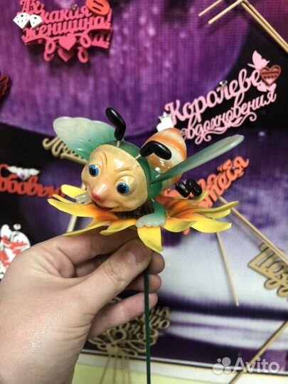 Фигурка на палке в сад