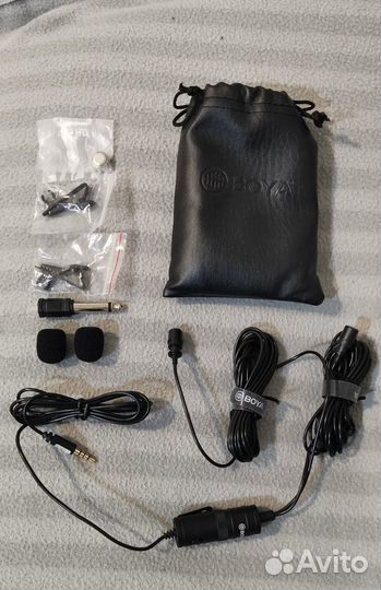 Микрофон петличный Boya M1DM