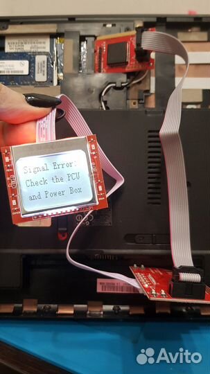 Post-card с дисплеем для диагностики компьютеров