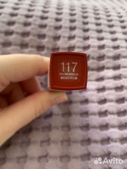 Maybelline super stay помада 117