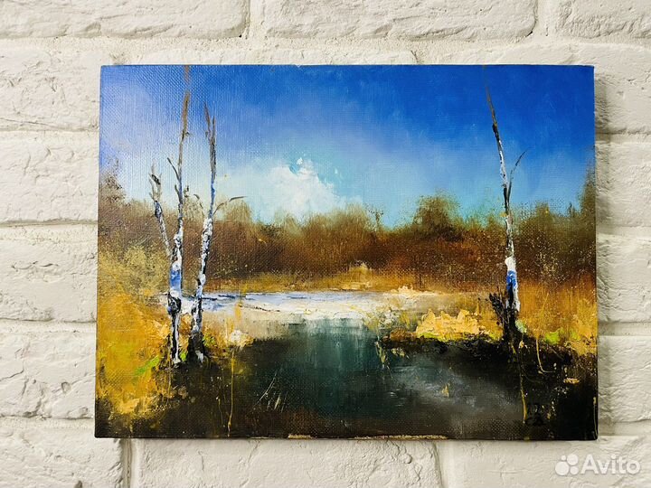Картина маслом: Весна приходит