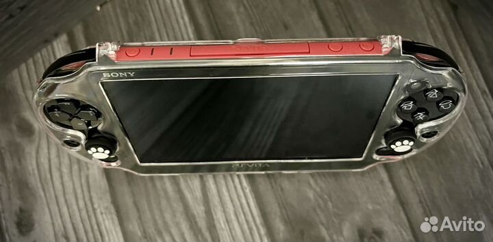 Прошитая Sony PlayStation Vita Slim Red + 128gb