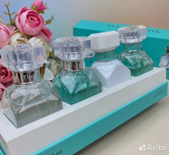 Духи 4 штуки Tiffany Co новые в слюде 120 ml