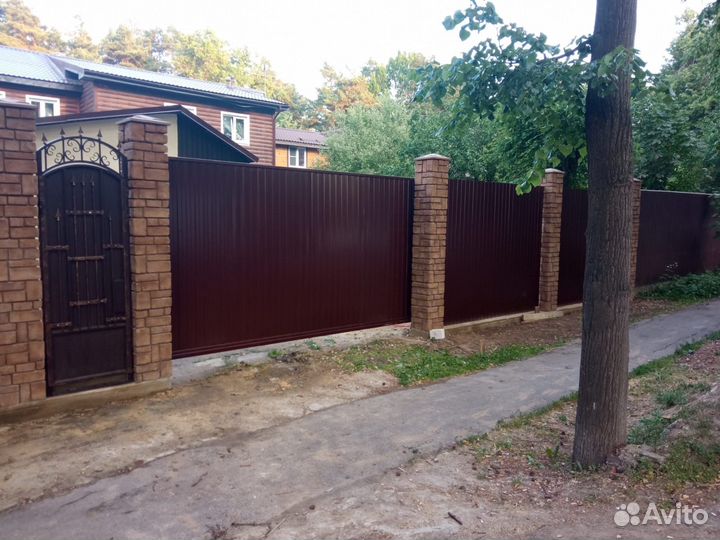 Откатные ворота под ключ с установкой