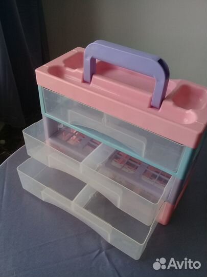 Контейнер органайзер для ватных дисков и палочек