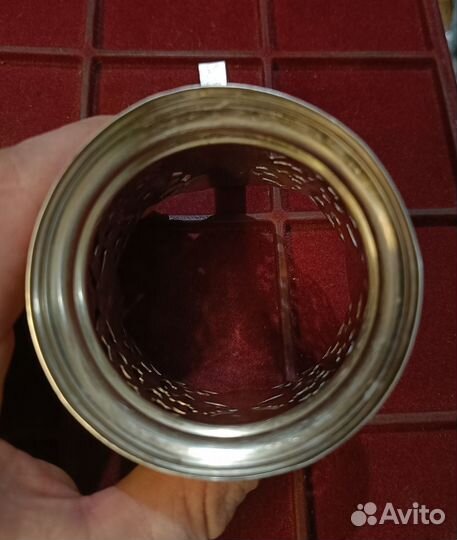 Подстаканник серебро Кубачи