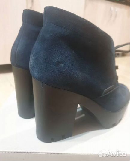 Ботильоны натуральная замша 39